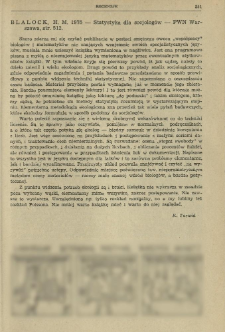 Blalock, H. M. 1975 - Statystyka dla socjolog&oacute;w - PWN Warszawa, str. 512.