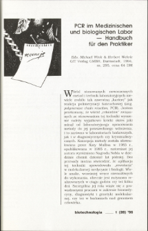 PCR im Medizinischen und biologischen Labor&mdash; Handbuch fur den Praktiker