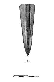 blade of a javelin (Goleniów) - chemical analysis