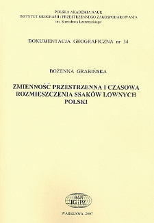 Zmienność przestrzenna i czasowa rozmieszczenia ssak&oacute;w łownych Polski