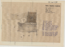 KZG, VI 302 C, plan archeologiczny wykopu, groby 4-91, 6-91
