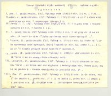 Główne kierunki etyki naukowej : 1927/8 wykład 4-godz.[inny]".Plan i zagadnienia 60 wykładów od 8 października 1927 r. do 15 marca 1928 r.