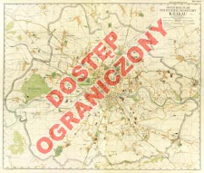 Amtlicher Plan der Regierungsstadt Krakau : im Maßstab 1:20 000