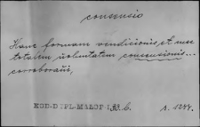 Kartoteka Słownika Łaciny Średniowiecznej; consensio - consolutio
