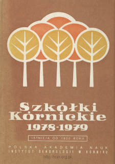 Cennik - katalog drzew i krzewów owocowych i ozdobnych : Sezon sprzedaży jesień 1977 - wiosna 1978 : jesień 1978 - wiosna 1979