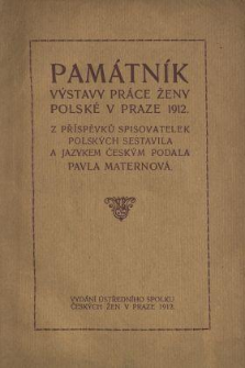 Památník výstavy práce ženy polské v Praze 1912