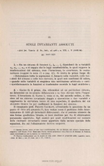 Sugli invarianti assoluti. « Atti Ist. Veneto di Sc., lett. ed arti » s. 7a, t. V (1893-94). pp. 1447-1523