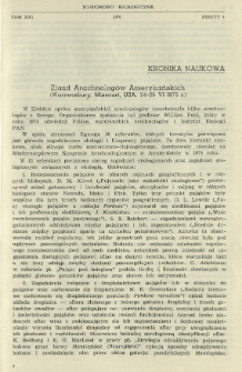 Zjazd Arachnolog&oacute;w Amerykańskich (Warrensburg, Missouri, USA, 24-26 VI 1975 r.)