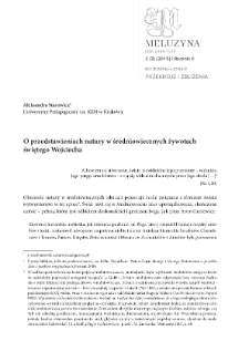 O przedstawieniach natury w średniowiecznych żywotach św. Wojciecha