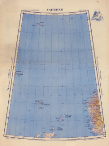 Europe 1:2,000,000. Sheet A1, Faeroes