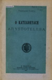 O kategoryach Arystotelesa
