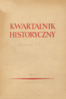 Czesi a Polacy w przeszłości : stań badań po r. 1945 i postulaty na przyszłość