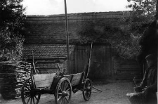 A barn and a wagon