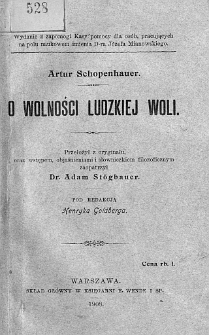 O wolności ludzkiej woli