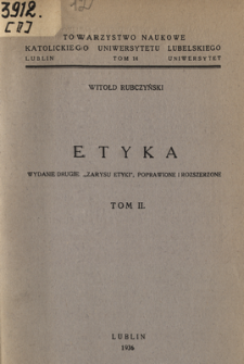 Etyka. T. 2, Cz. 2-ga i 3-cia