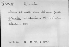 Kartoteka Słownika Łaciny Średniowiecznej; formula - foveo