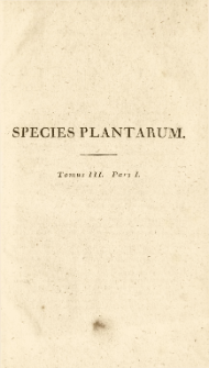 Species plantarum. T. 3, ps 1