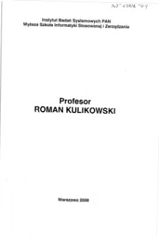 Profesor Roman Kulikowski