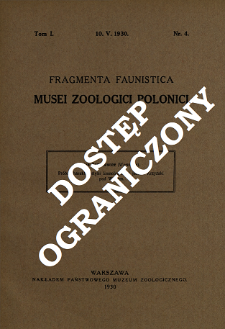 Pr&oacute;ba charakterystyki limnologicznej jeziora Krzyżaki pod Wilnem = Beitrag zur limnologischen Charakteristik des Krzyżaki-Sees bei Wilno