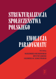 Strukturalizacja społeczeństwa polskiego : ewolucja paradygmatu. Spis treści