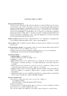 Informacja dla autor&oacute;w