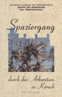 Spaziergang durch das Arboretum in K&oacute;rnik