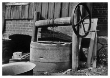 A well with a winch
