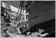 A log in a cottage
