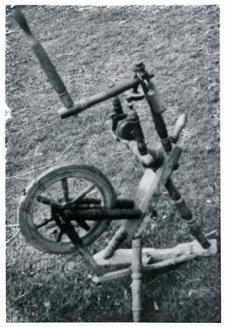 A spinning wheel