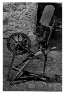 A spinning wheel