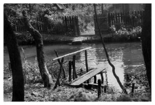 A washing area on a river