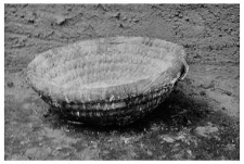 A small bread proofing basket