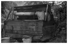 A well with a winch