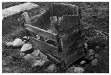 A well with a manual lift