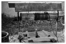 A well with a winch
