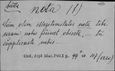 Kartoteka Słownika Łaciny Średniowiecznej; nota - nubilus