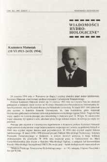 Kazimierz Matusiak (10 VI 1913-24 IX 1994)