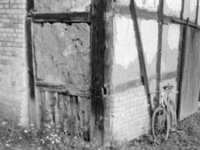 A fragment of a half-timbered construction