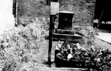 A fragment of a graveyard
