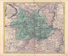 Carte De L'Evêché De Paderborn avec une Partie de Westphalie, du Princip. de Waldeck du Landgraviat de Hesse-Cassel, du Duché de Brounsvic de l'Abb: de Corvey et du Comté de Lippe