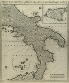 Regnum Neapolis Siciliae Et Lipariae Insulae multis locis correctae Novissima Descriptio
