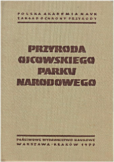 Biologia w&oacute;d Ojcowskiego Parku Narodowego