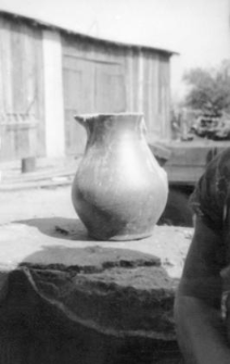 A stoneware vessel