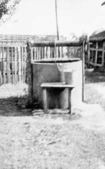 A well with a winch