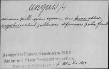 Kartoteka Słownika Łaciny Średniowiecznej; unguis - usuagium
