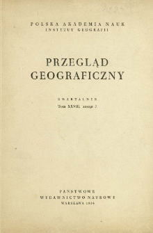 Przegląd Geograficzny T. 28 z. 2 (1956)