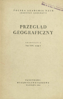 Przegląd Geograficzny T. 26 z. 4 (1954)