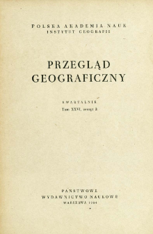 Przegląd Geograficzny T. 26 z. 3 (1954)