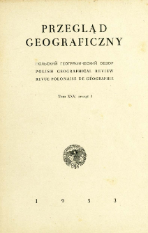 Przegląd Geograficzny T. 25 z. 3 (1953)