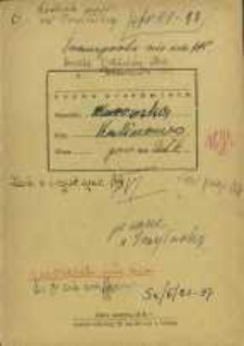 Zeszyty z badań gwarowych; Sx/6